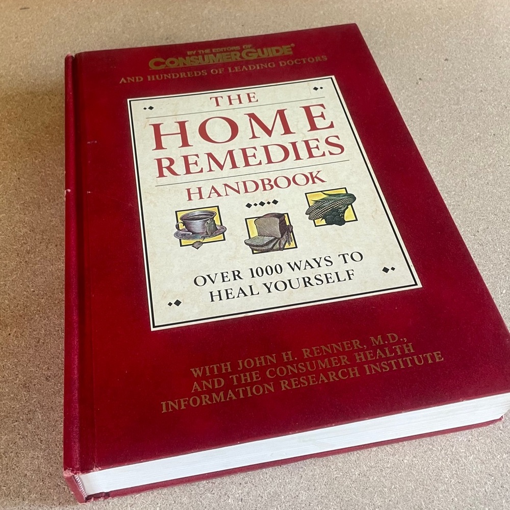 Vintage Home Remedies Handbook - Red Cover